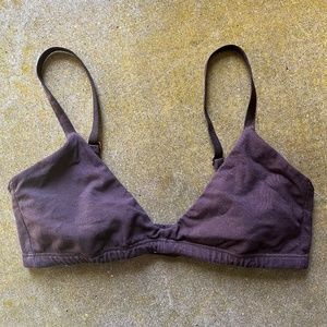 Eberjey Pima Stretch Cotton Bralette Fudge XS/S